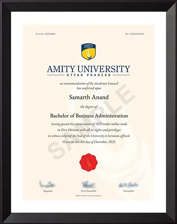 Sample Certificate