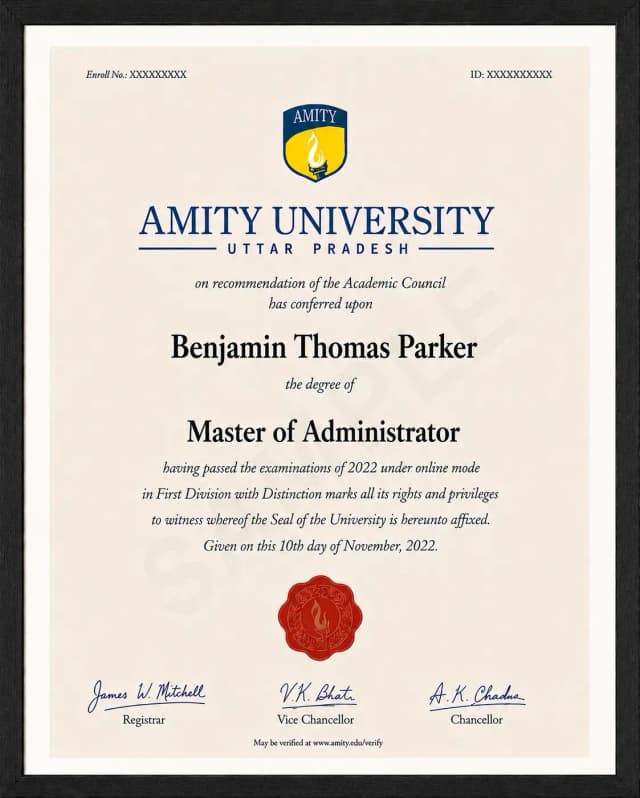 Sample Certificate