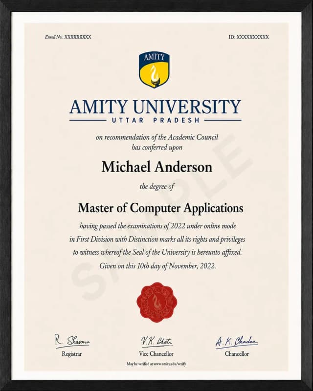 Sample Certificate