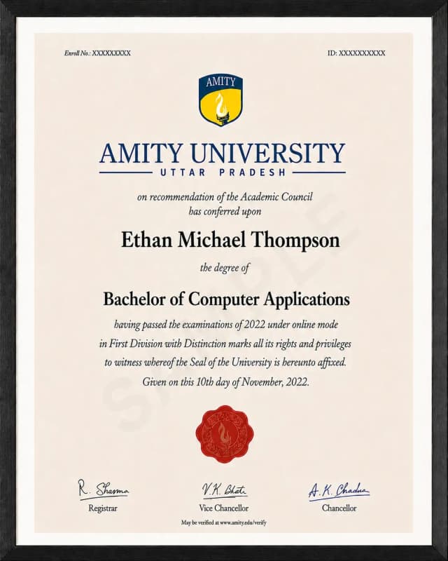Sample Certificate