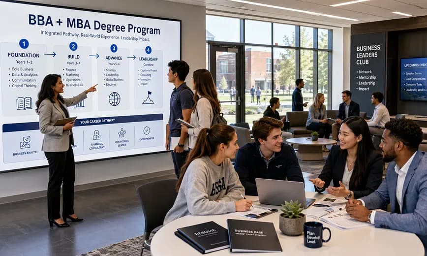 BBA + MBA DEGREE PROGRAM