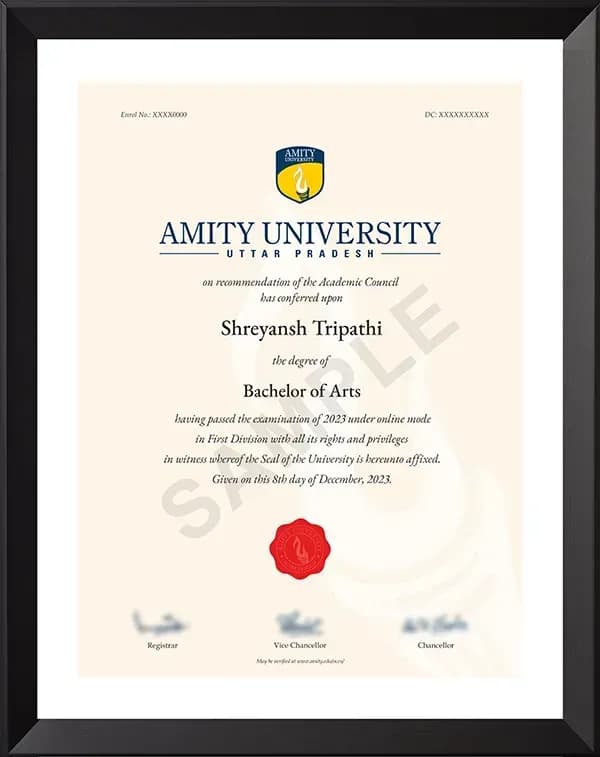 Sample Certificate
