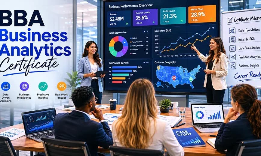 BBA with Professional Certificate in Business Analytics