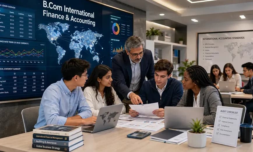 B.Com with Specialization in International Finance & Accounting